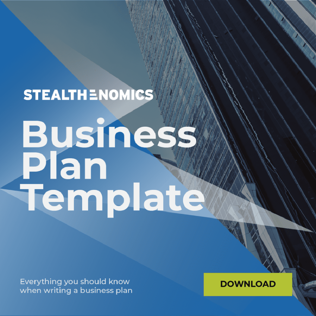 Business Plan Template ad STEALTHENOMICS FREE BUSINESS PLAN TEMPLATE